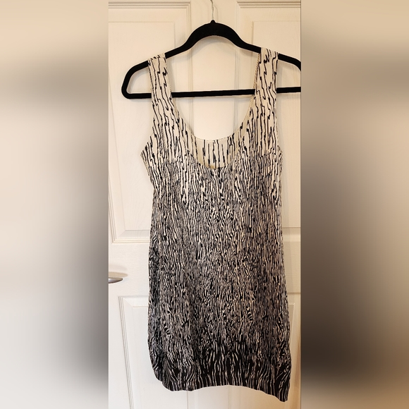 Zara Silk Dress Abstract Print size XL - Picture 12 of 13